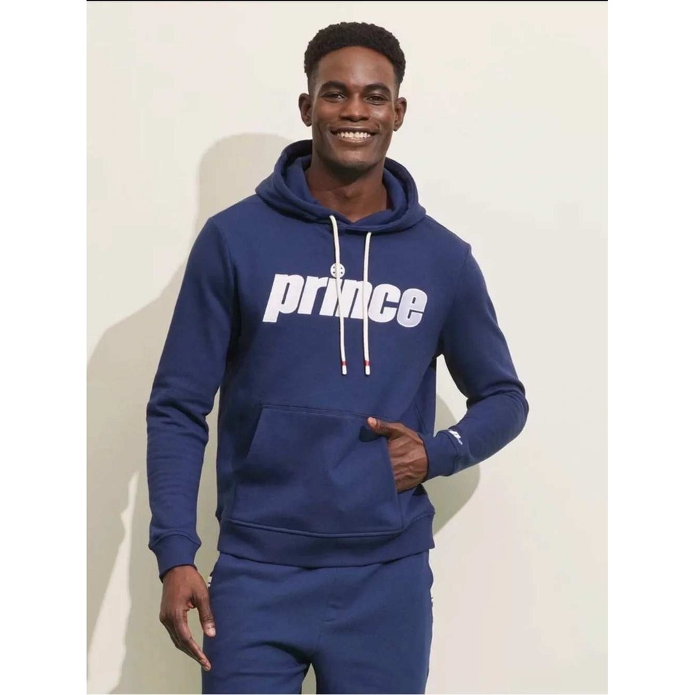 Prince Pickleball Logo Hoodie Sweatshirt Mens Size M Navy Blue Pullover Target